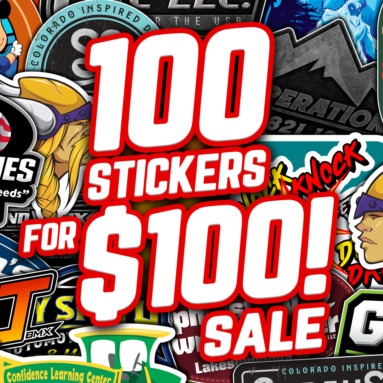 100 for $100 SALE!